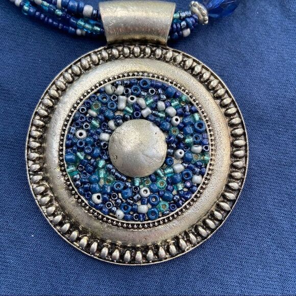 New Tanya Creations Beaded Necklace & Earring Set - Picture 9 of 10